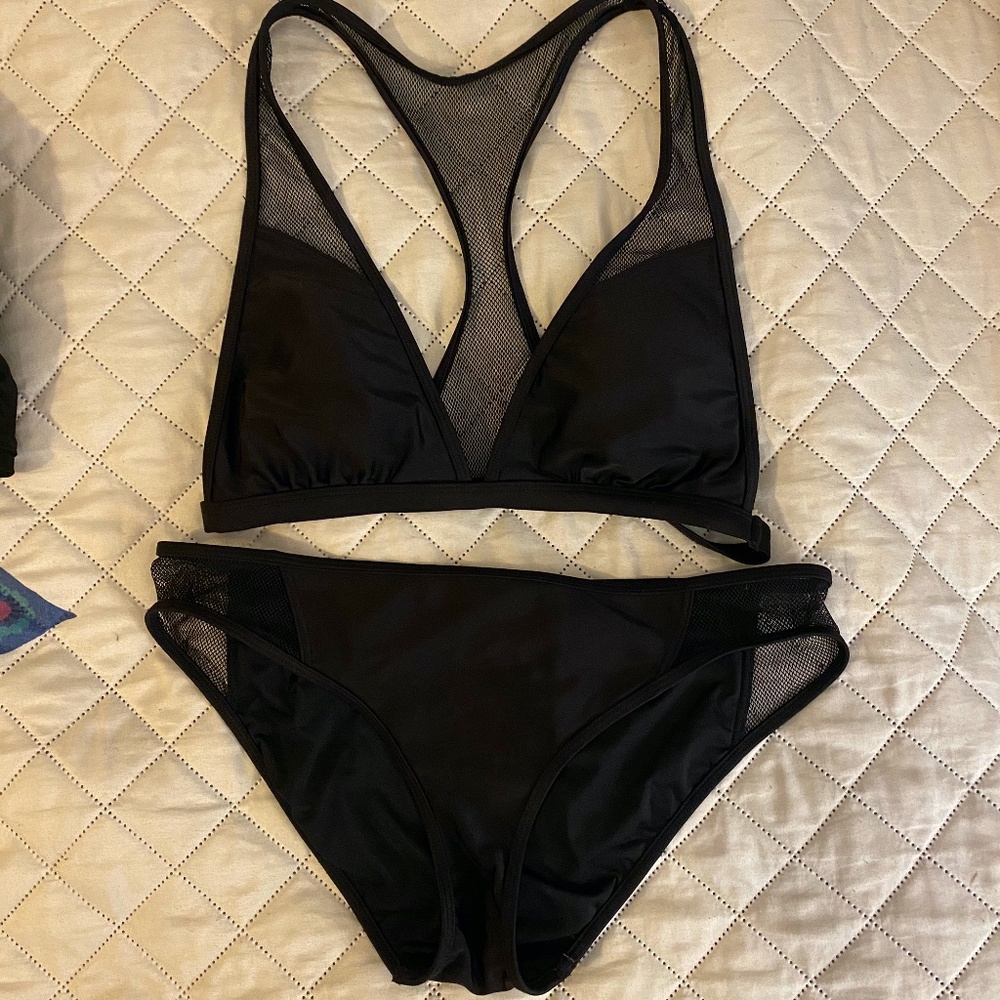 Black Racerback Bikini